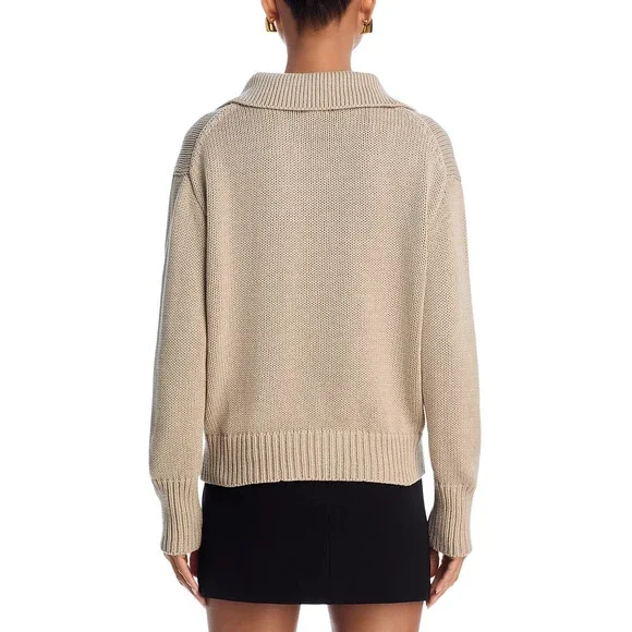 Aqua LS POLO KNIT SWEATER xxs - Picture 3 of 4